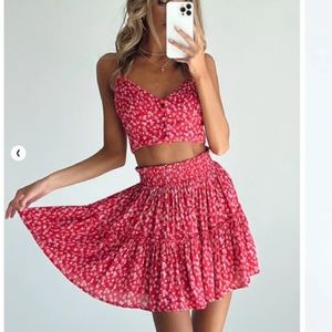 PRINCESS POLLY Shah Set in Red